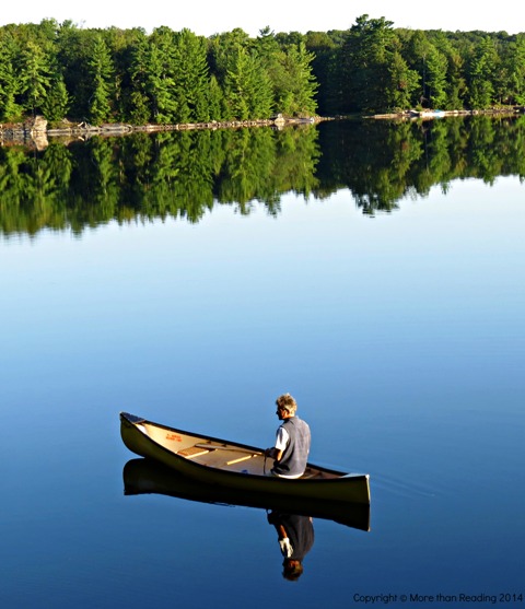 The calm canoeist